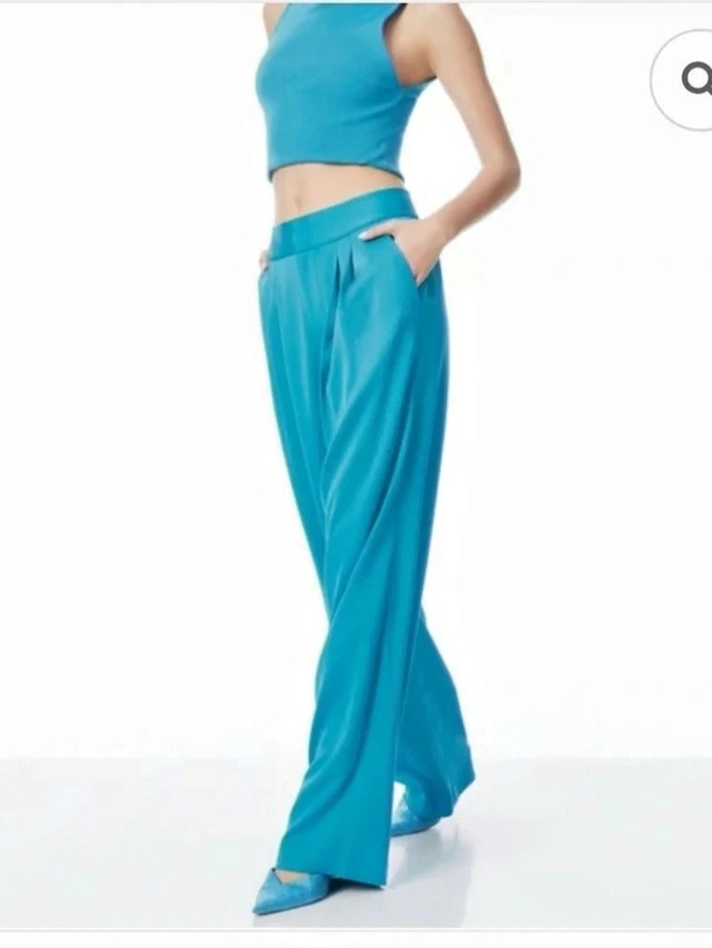 House of Harlow 1960 Wide Leg Pants in Blue US 6 Like New